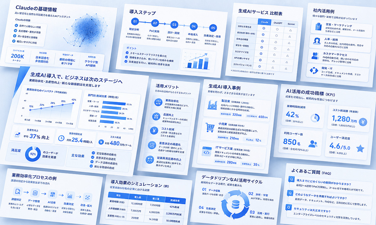 サービス資料のイメージ