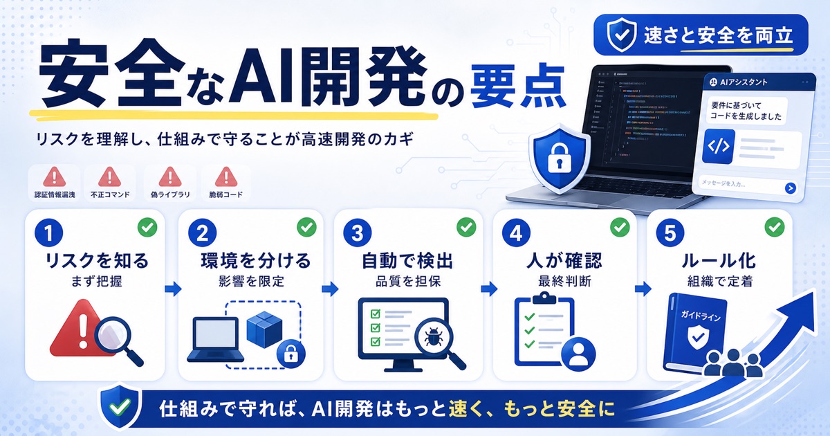 バイブコーディングのセキュリティ｜潜むリスクと必須の安全対策 - まとめ